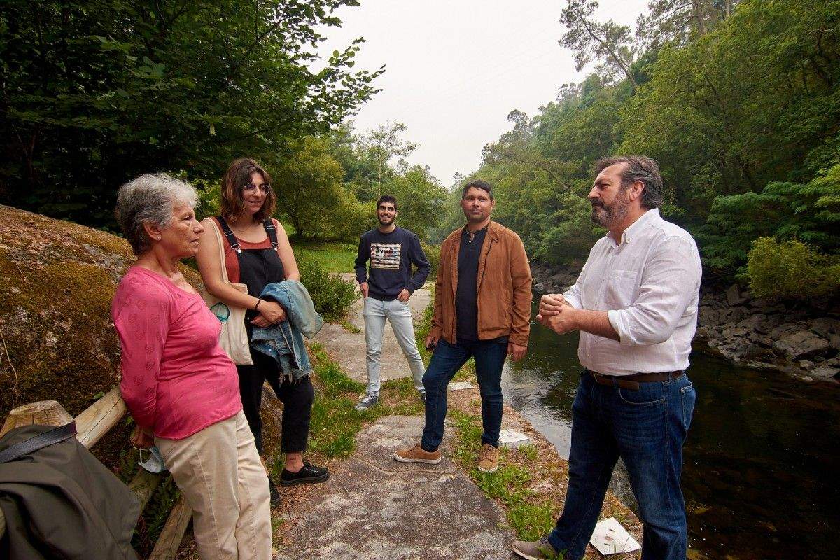 Visita de Bará ás ribeiras do río Lérez en Monte Porreiro, un espazo declarado Rede Natura