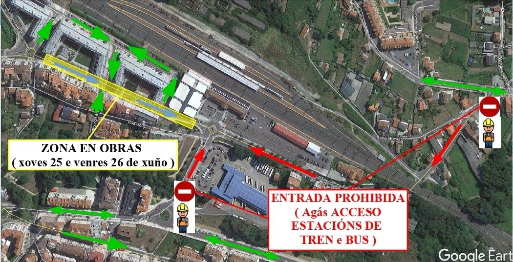 Novas restricións de tráfico en Eduardo Pondal