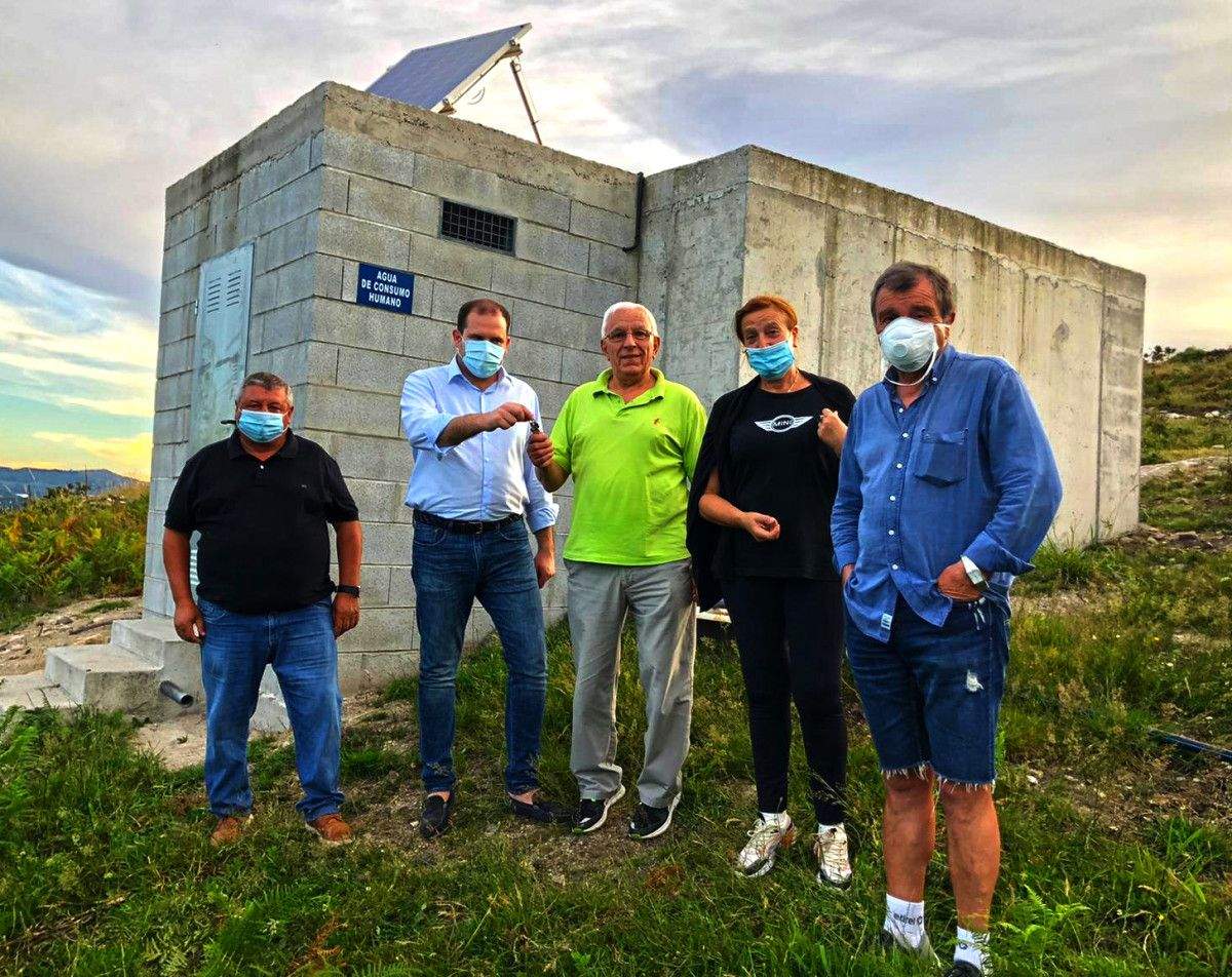Entrega das chaves do novo depósito de auga do Picoto