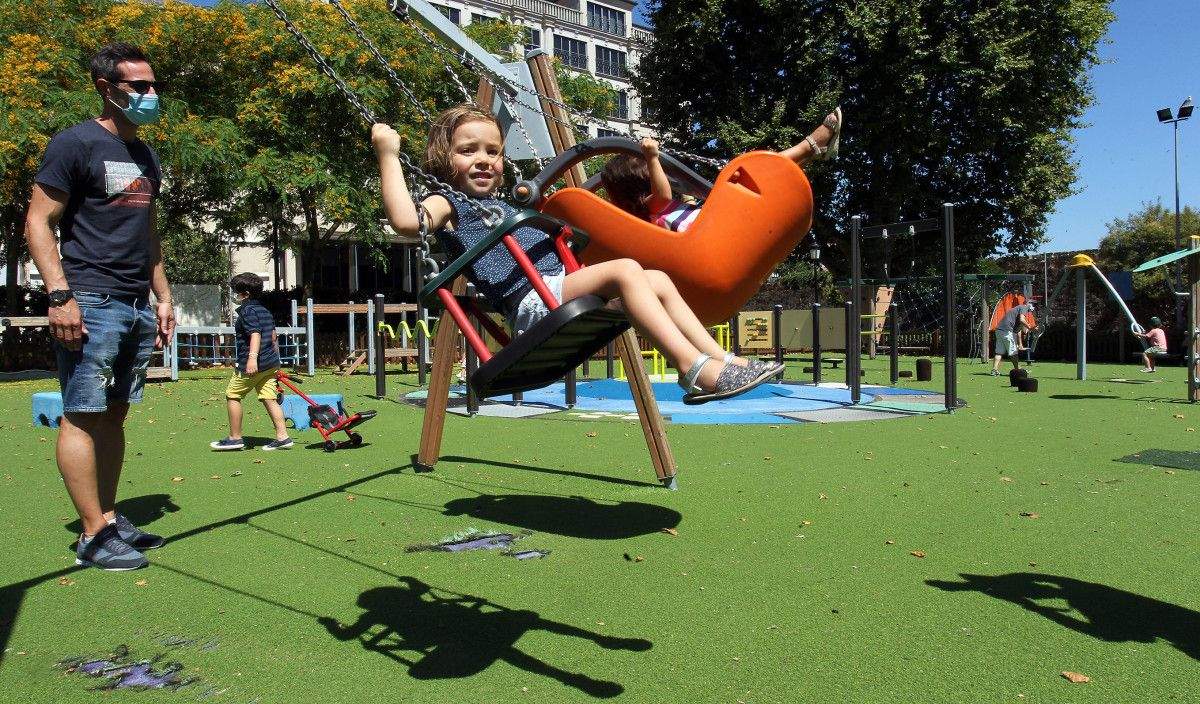 Reapertura dos parques infantís de Pontevedra