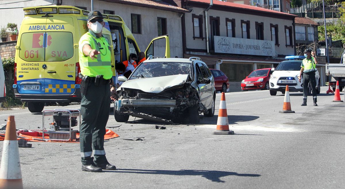 Accidente mortal en la PO-531, en Alba