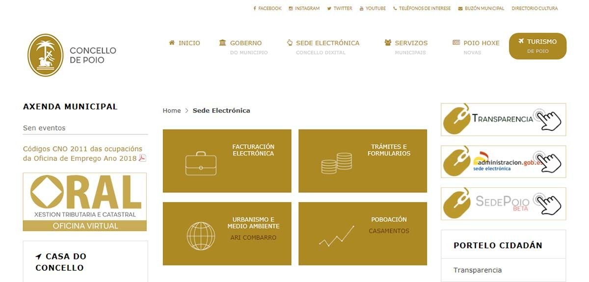 Sede electrónica do Concello de Poio