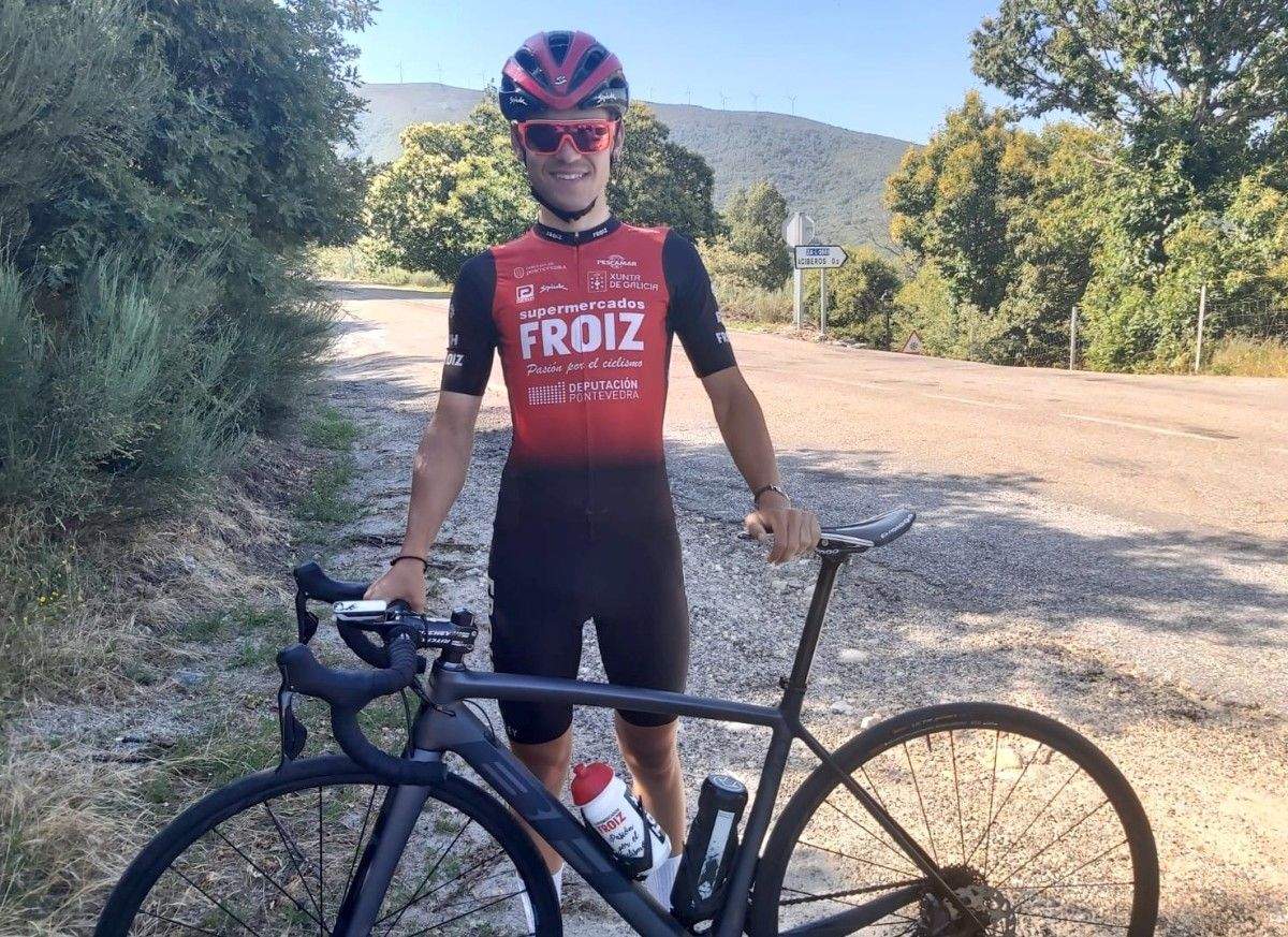 Samuel Blanco, ciclista do Froiz