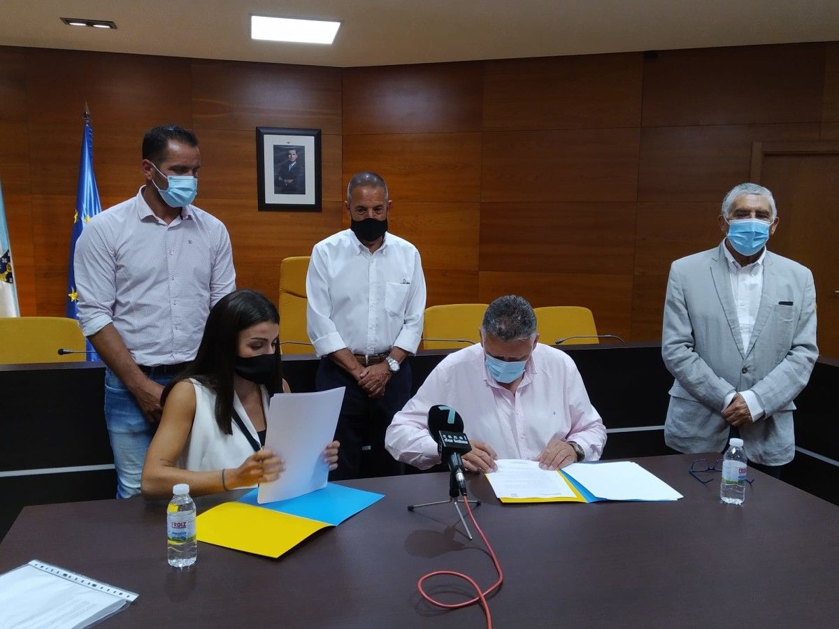 A Fundación Banco Médico Farmacéutico e o Concello de Sanxenxo asinan o convenio