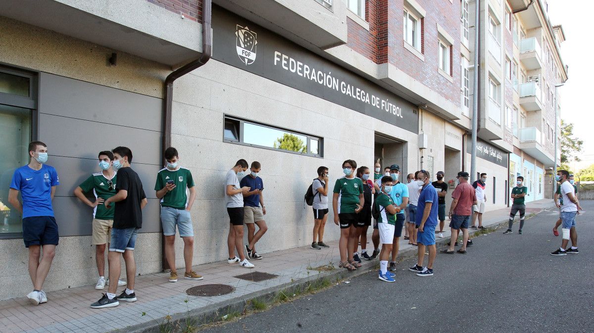 Protesta de árbitros polo cese do delegado do CTA en Pontevedra