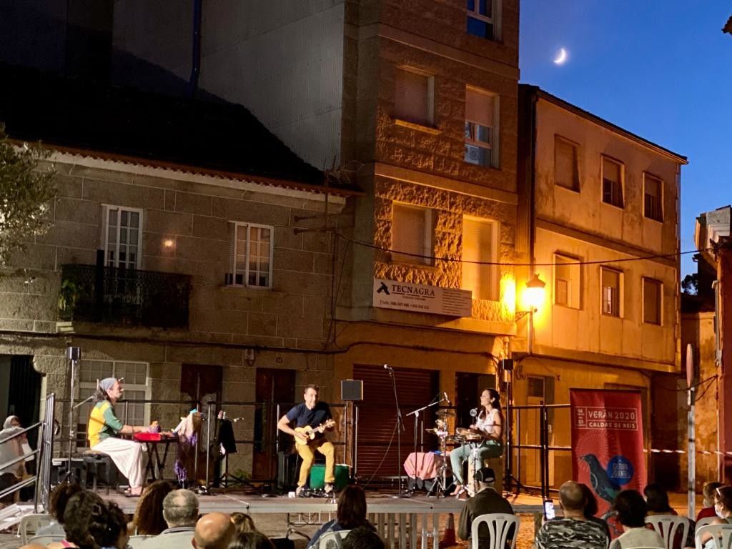 Chorinhos e afins na actuación ofrecida a pasada semana no 'Cultura Quente' de Caldas