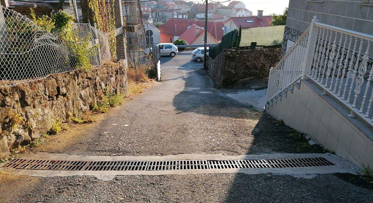 Rúa Costa de Abaixo, en Combarro