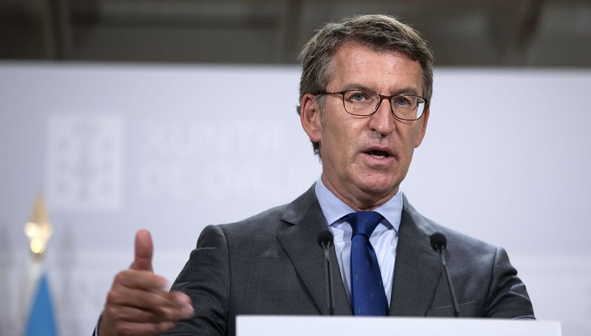 Alberto Núñez Feijóo, presidente da Xunta de Galicia