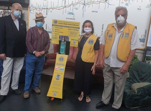 O albergue de peregrinos foi beneficiario dunha das doazóns do Club de Leóns de Pontevedra