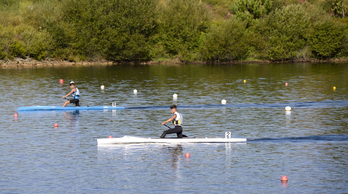 Campeonato Galego Sprint Júnior de piragüismo en el Pontillón do Castro