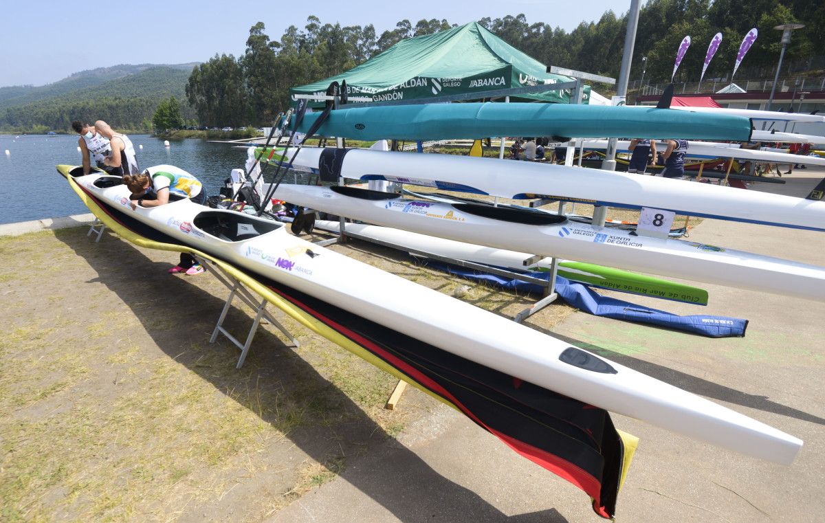 Campeonato Galego Sprint Sénior de piragüismo en el Pontillón do Castro