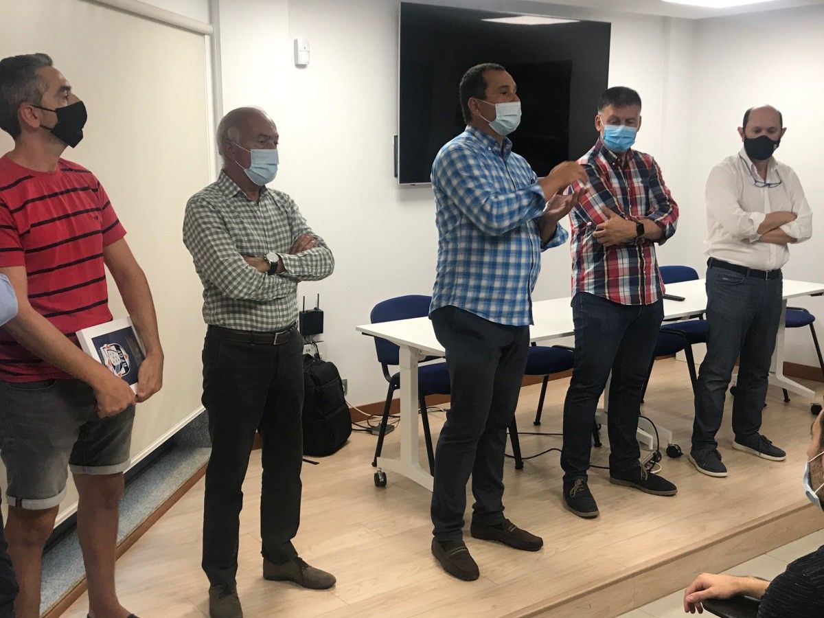 Presentación de Ramón Arís como novo delegado dos árbitros en Pontevedra