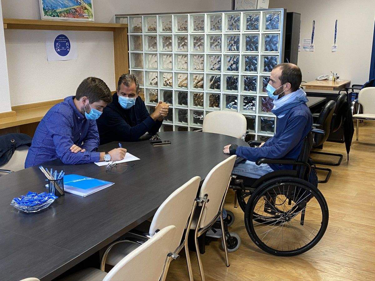 Rafa Domínguez, Pablo Fernández y Paulo Fontán