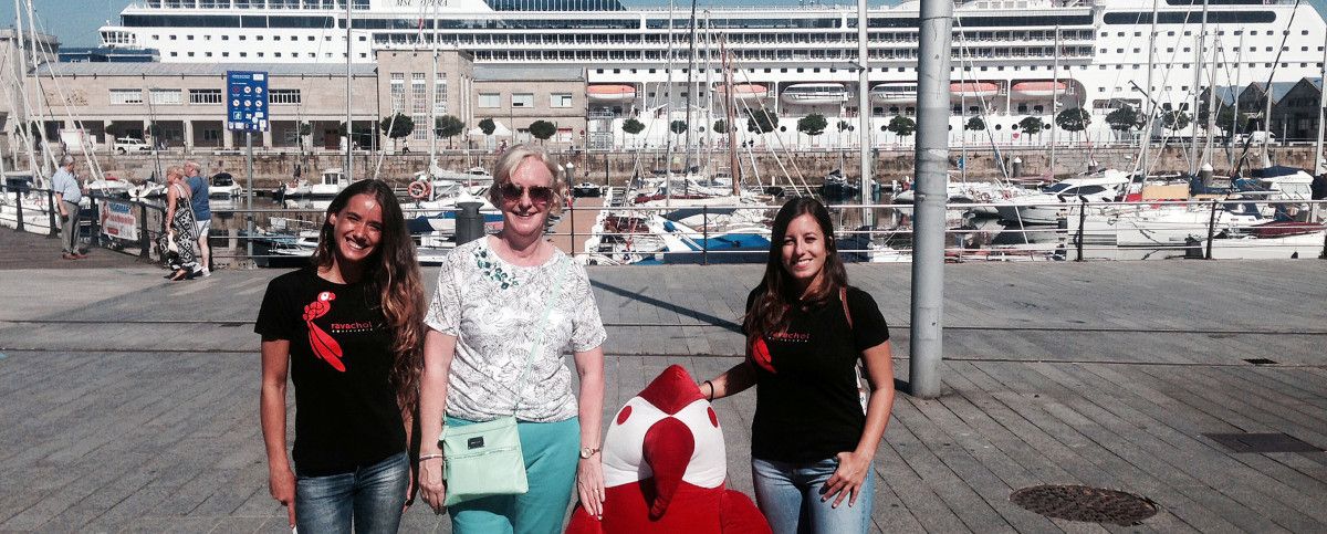 Campaña de Turismo Pontevedra para captar cruceiristas no Porto de Vigo