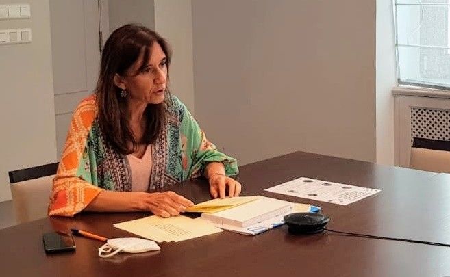 A conselleira de Educación, Universidade e Formación Profesional, Carmen Pomar,