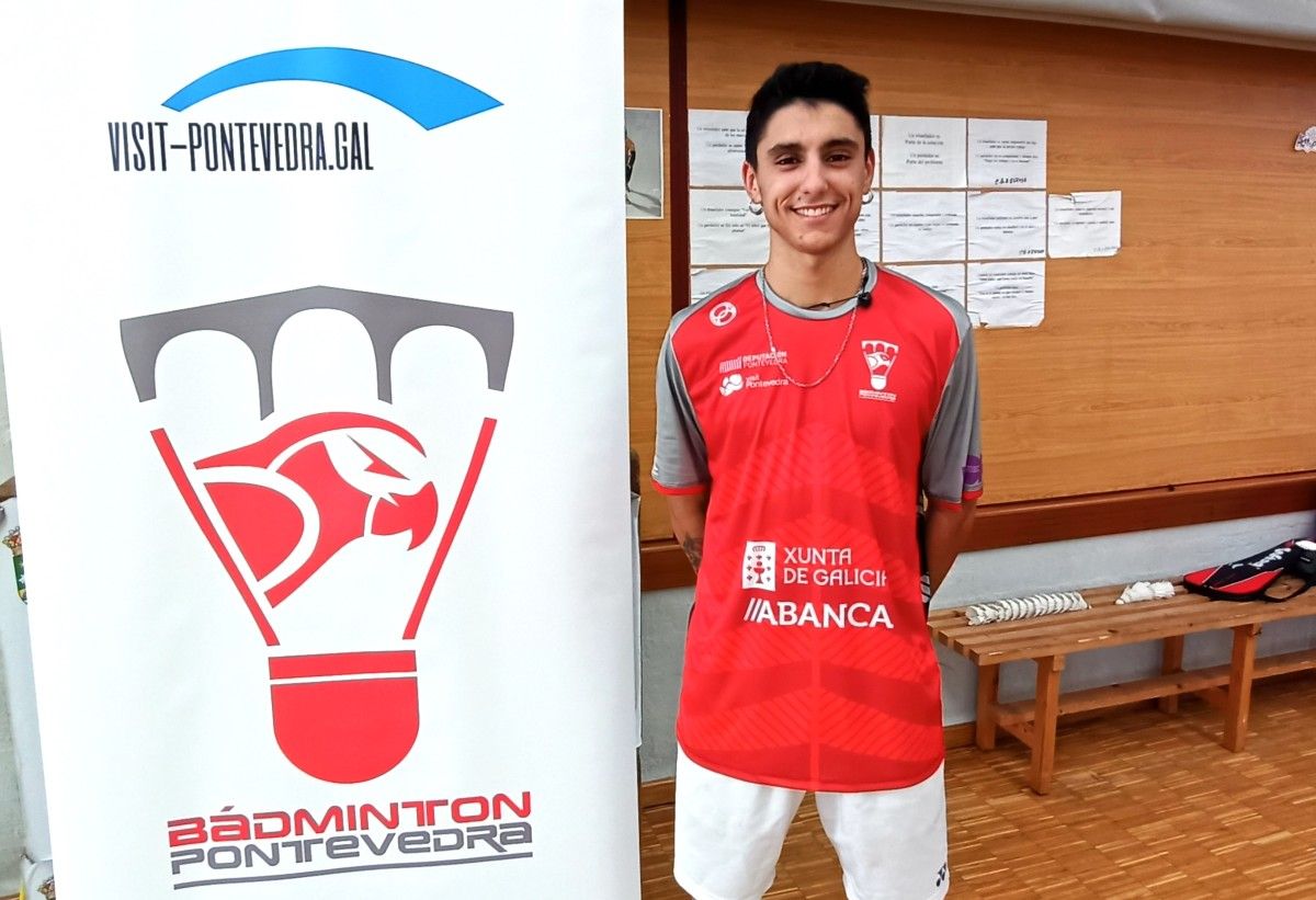 Martín Barbado, novo xogador do Bádminton Ravachol
