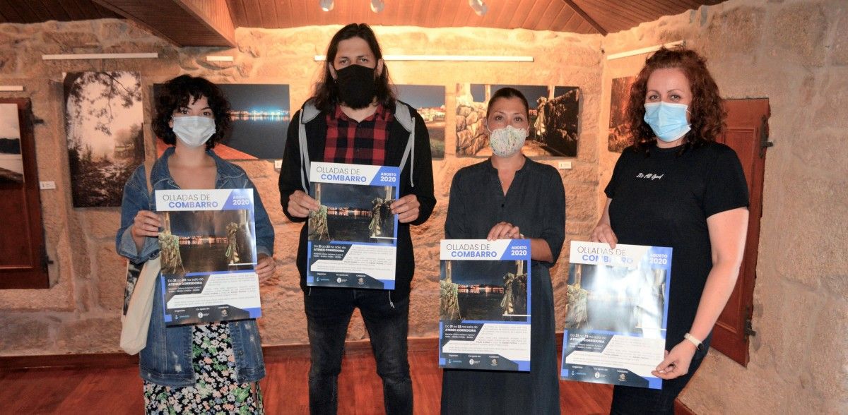 Presentación de la exposición Olladas de Combarro con Paula Andrés y Adrián Porima