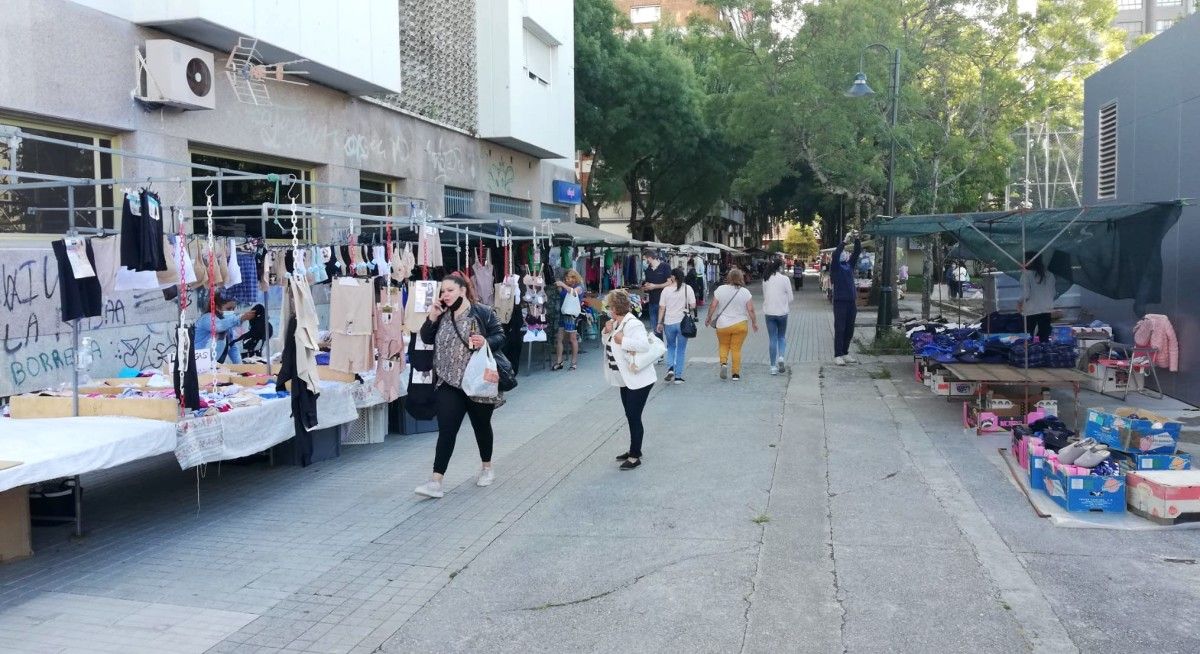 Feira ambulante en Campolongo