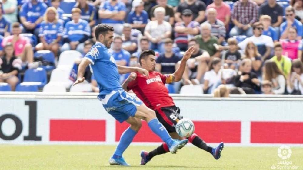 Xisco Campos en el partido entre Getafe y Mallorca