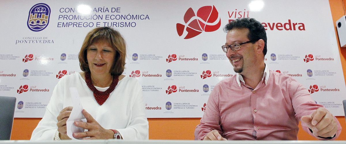 Carlota Román y José Luis Bouzas presentan la feria Expo Beauty y el congreso Galicia Look & Fashion