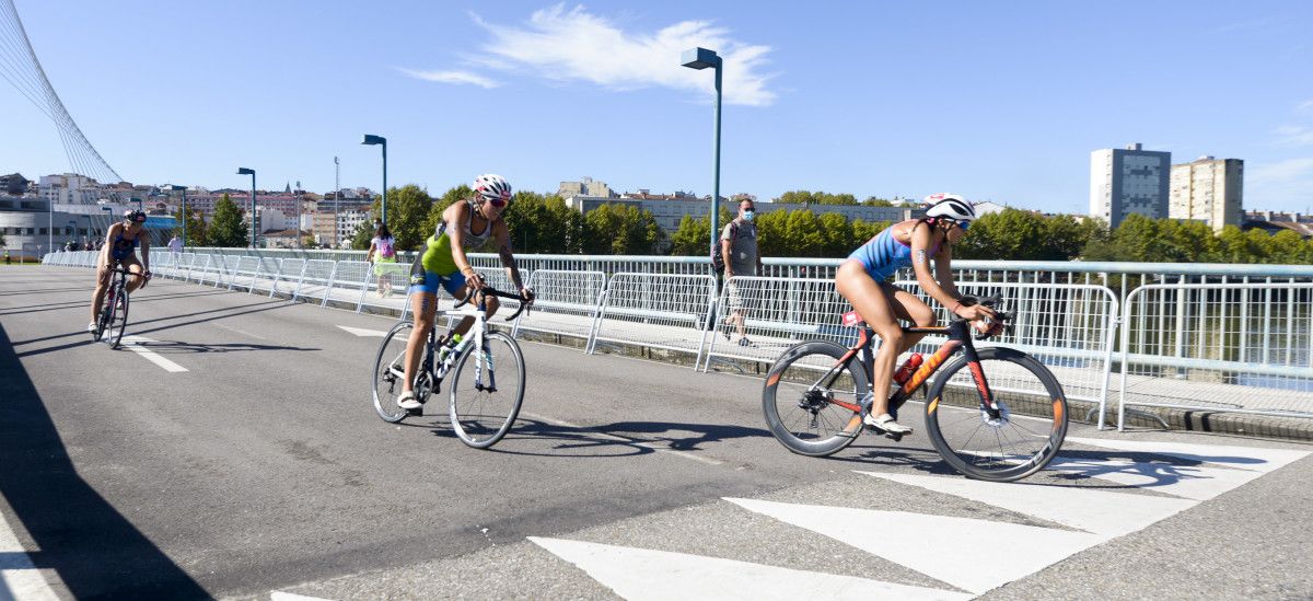 Categoría elite feminina do Campionato de España Sprint de Tríatlon
