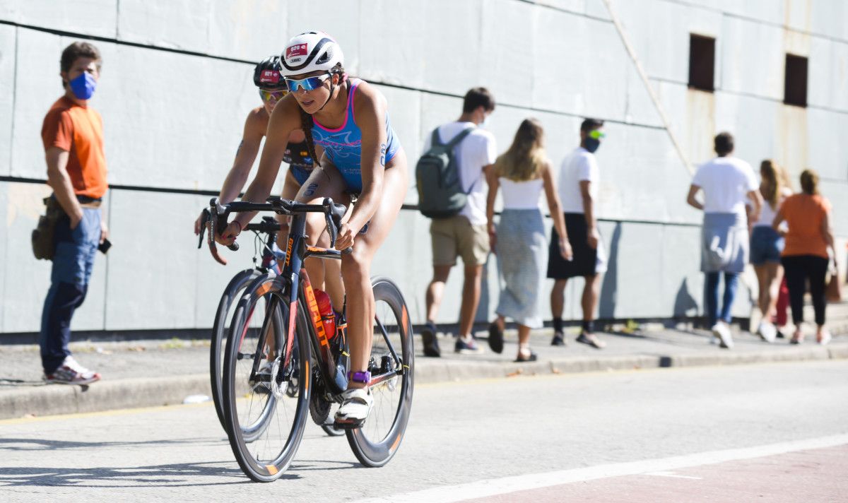 Categoría elite feminina do Campionato de España Sprint de Tríatlon