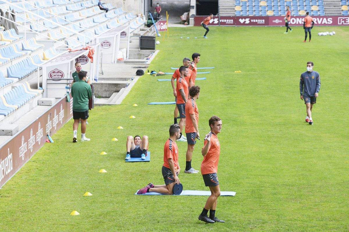 Primer entrenamiento de la pretemporada 2020-2021 del Pontevedra CF