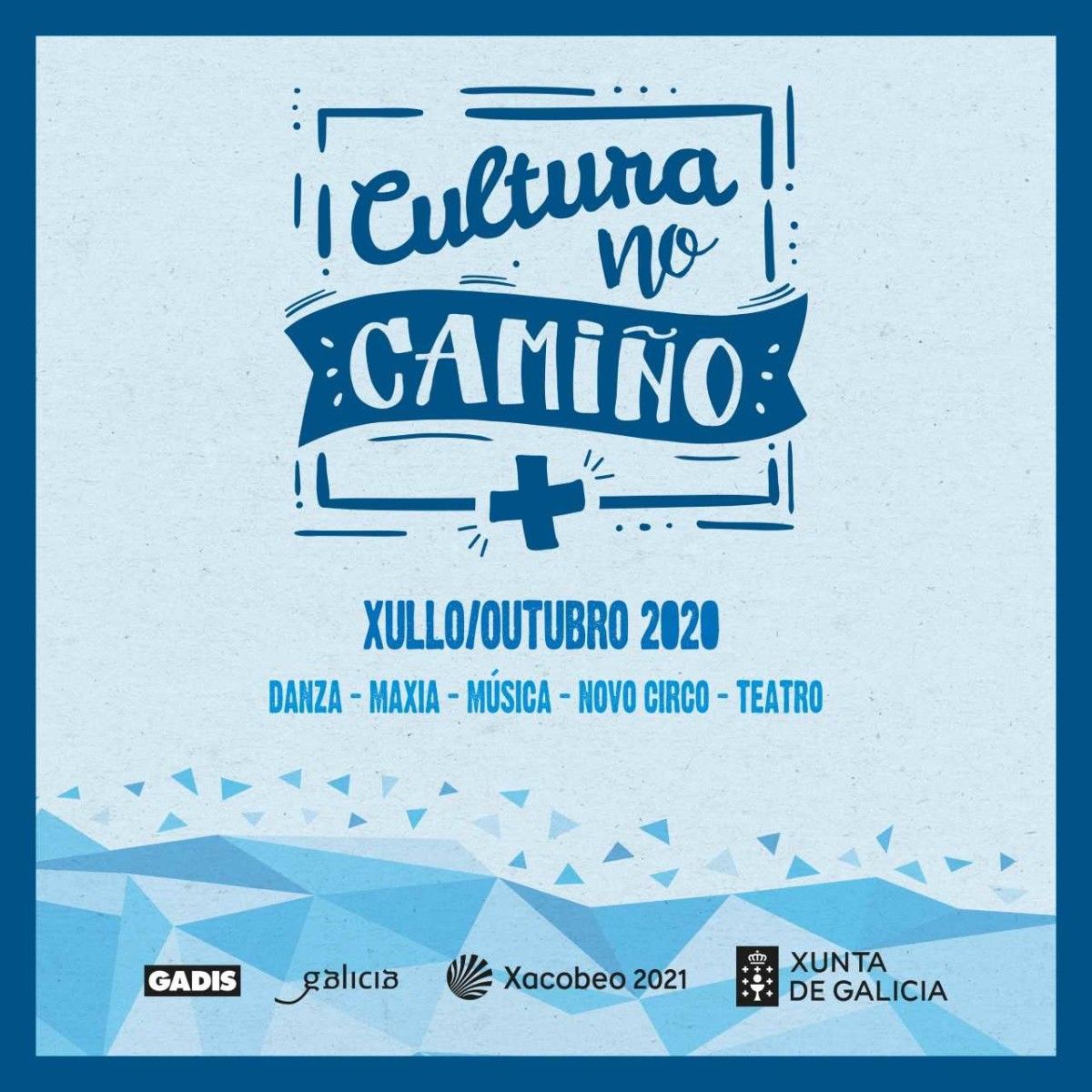 Cartel do programa 'Cultura no Camiño' 