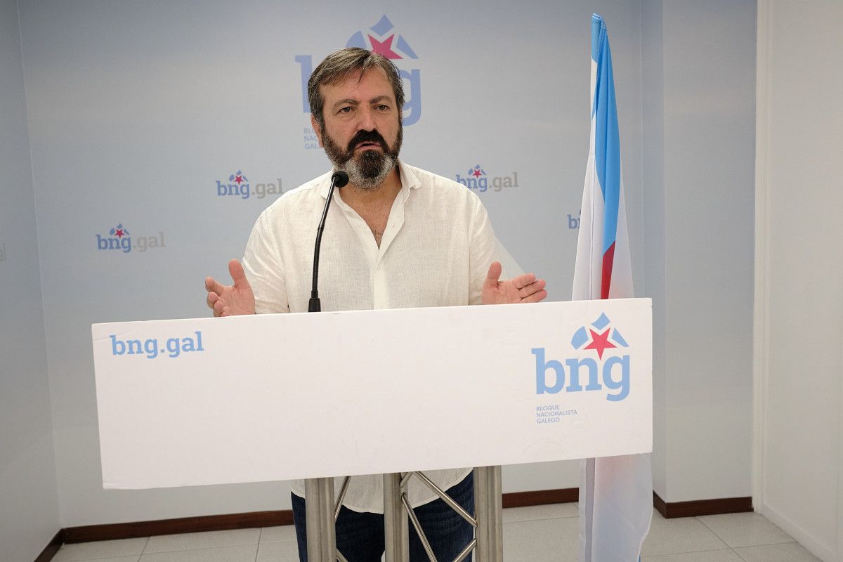 Luís Bará, deputado do BNG no Parlamento de Galicia