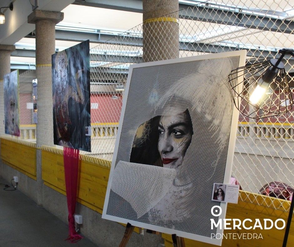 Inauguración de la exposición 'Comendo ARTE' en el gastroespacio del Mercado