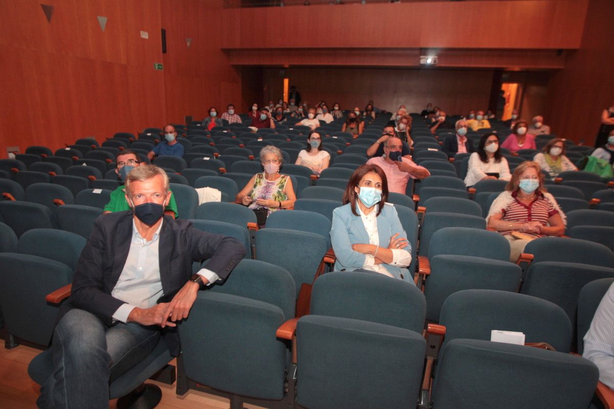 Alfonso Rueda, vicepresidente de la Xunta, durante la clausura de las Xornadas Sanxenxo na Historia