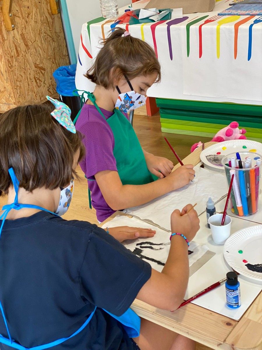 Taller de O Ganapán celebrado en el Mercado de Abastos