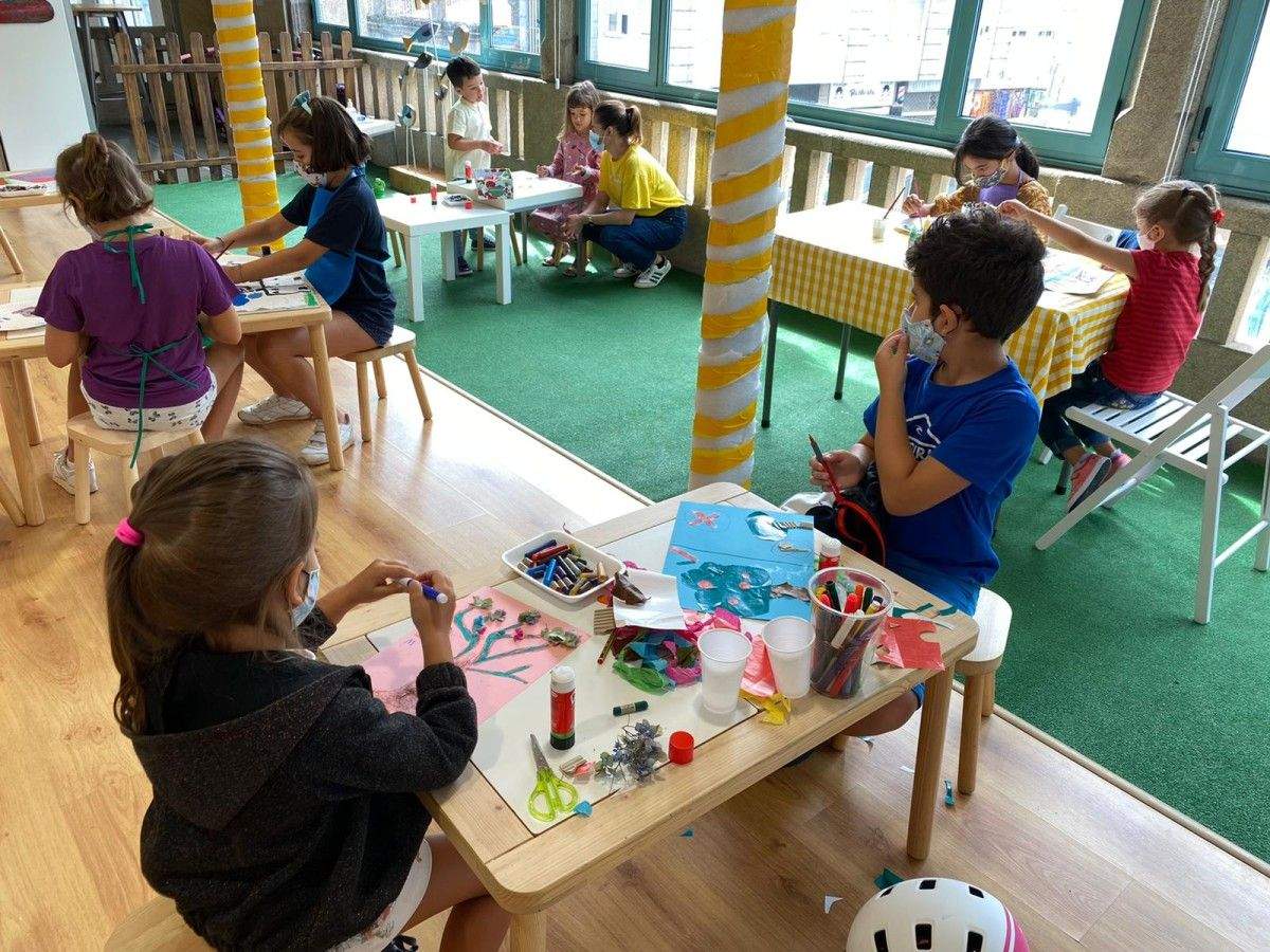 Taller de O Ganapán celebrado no Mercado de Abastos