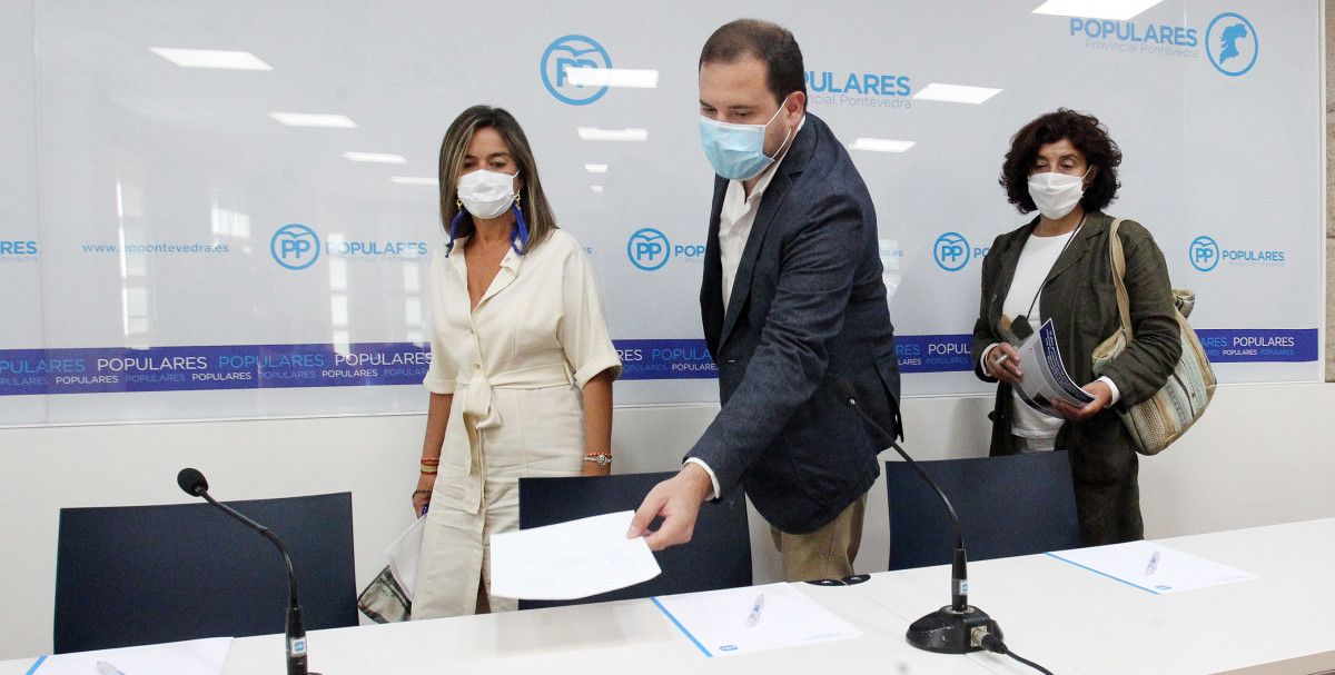 Comparecencia dos deputados do grupo provincial do PP