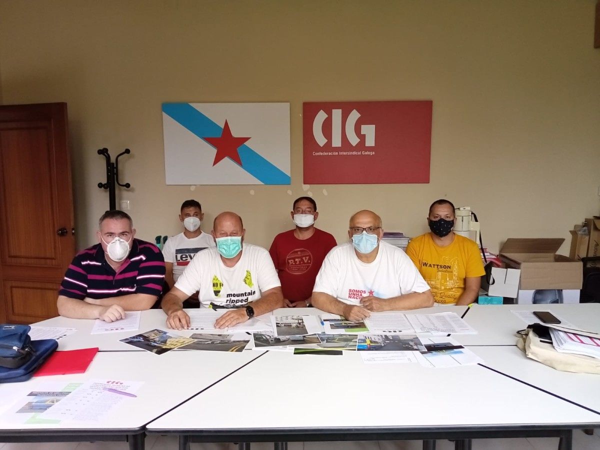 A CIG esixe en rolda de prensa melloras no servizo de ambulancias da área sanitaria de Pontevedra e O Salnés
