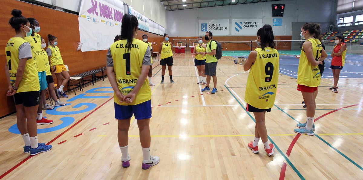 Primeiro adestramento do Club Baloncesto Arxil 20/21