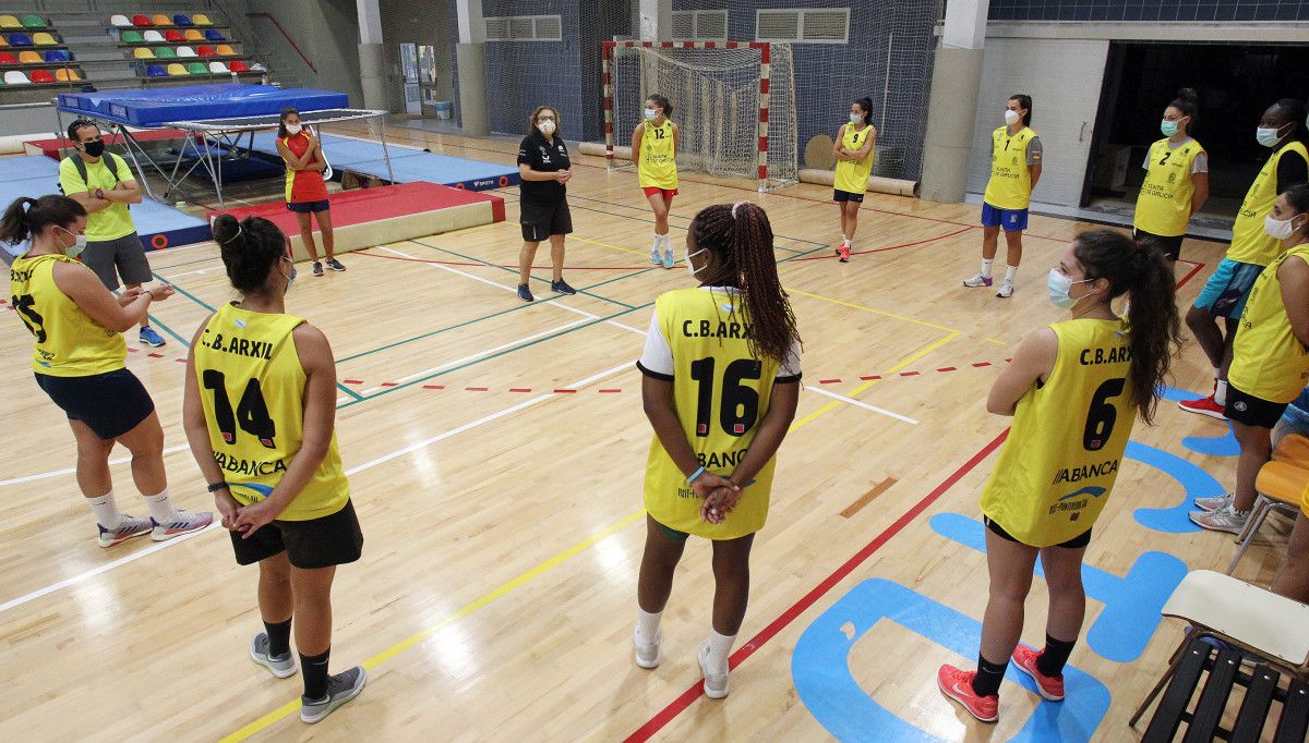 Primeiro adestramento do Club Baloncesto Arxil 20/21