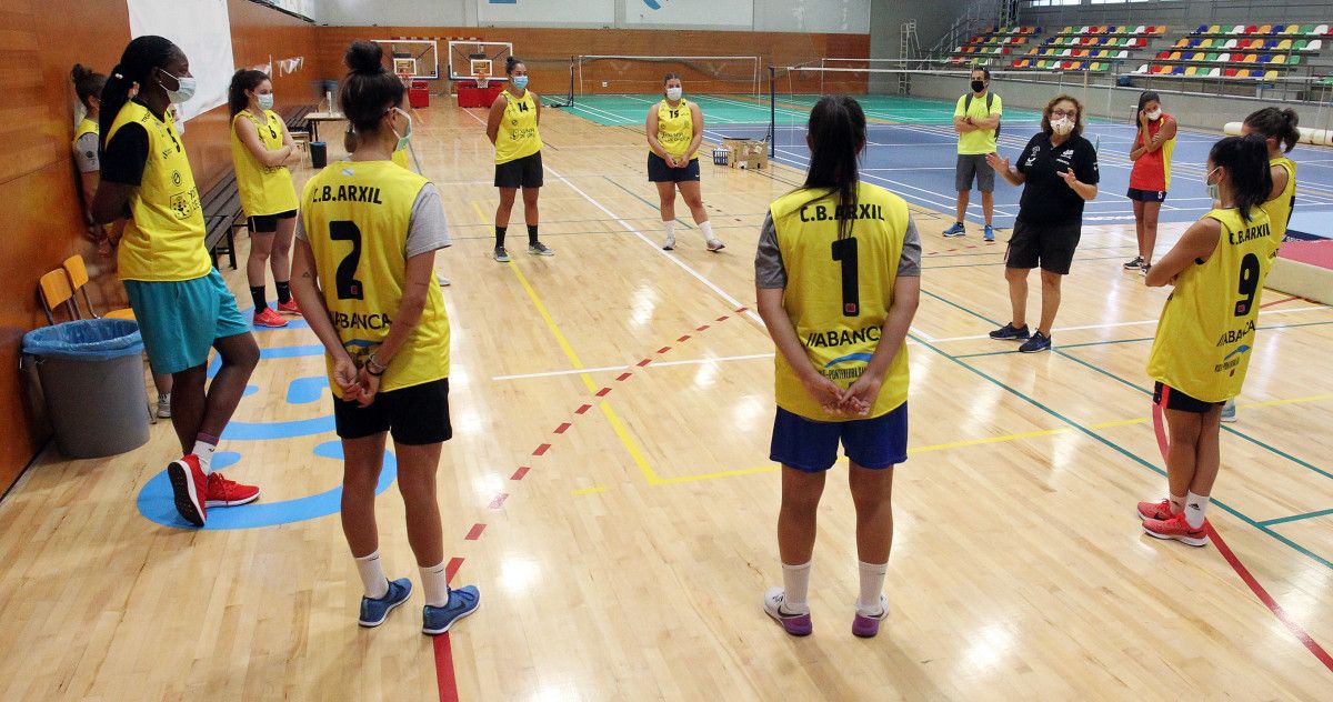 Primeiro adestramento do Club Baloncesto Arxil 20/21