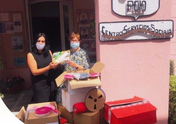 A empresa Bien Bonito fai unha doazón ao Concello de Poio