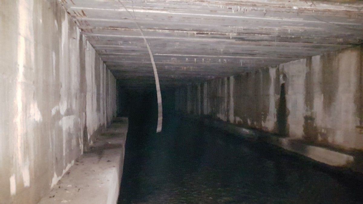 Zona soterrada del río Gafos