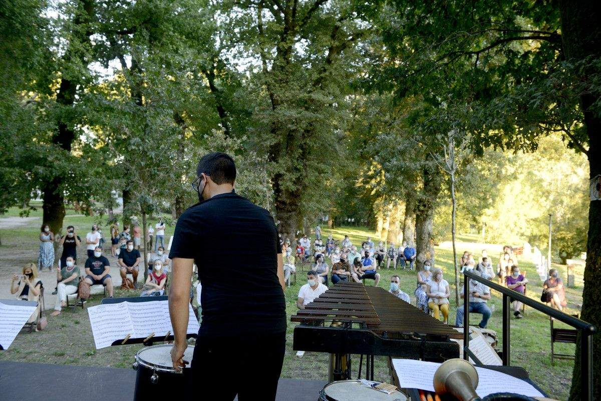 Concerto da Orquesta Clásica de Vigo na Carballeira de Caldas para pechar Cultura Quente