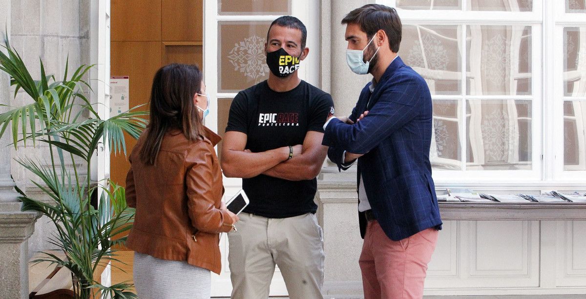 Presentación de la cuarta edición de la Epica Race en la Deputación de Pontevedra