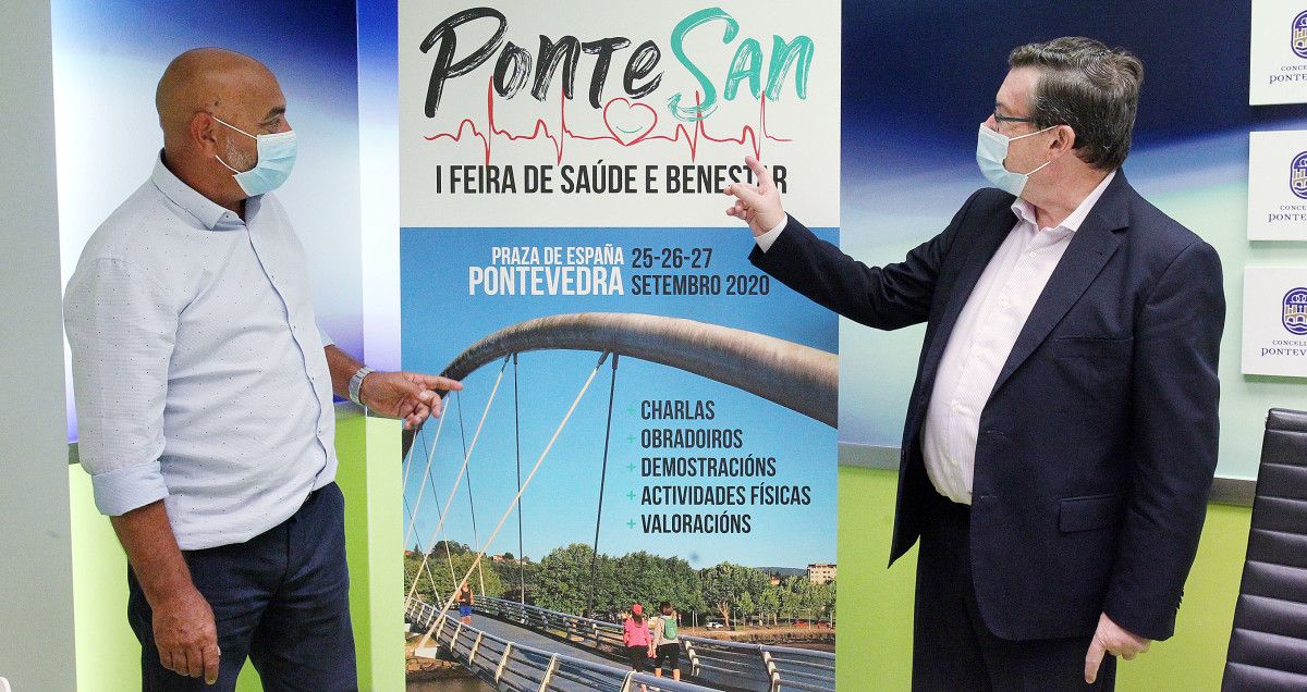 Presentación de PonteSan, primera feria de salud y bienestar del Concello de Pontevedra