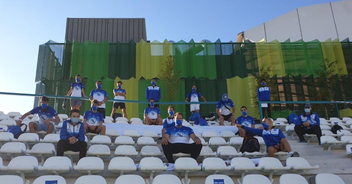 Equipo masculino da Gimnástica na Copa de España