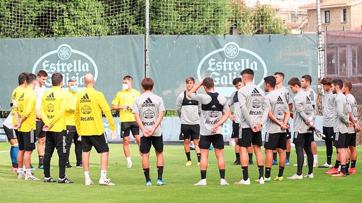 Adestramento do Celta B en Barreiro