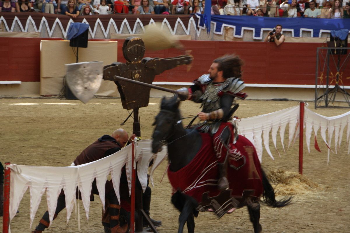 Público asistente al primer torneo medieval