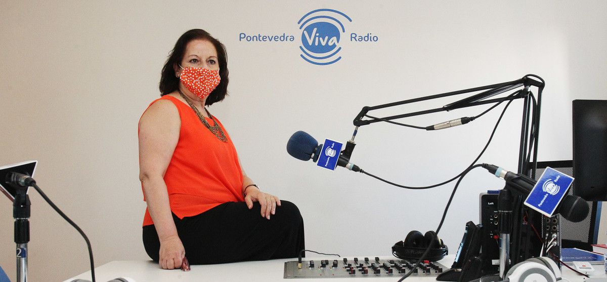 Carmen García Rivas, secretaria xeral de SATSE Galicia, en PontevedraViva Radio