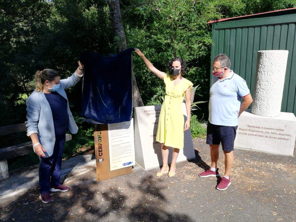 Nuevo hito conmemorativo en la parroquia de Cerponzóns