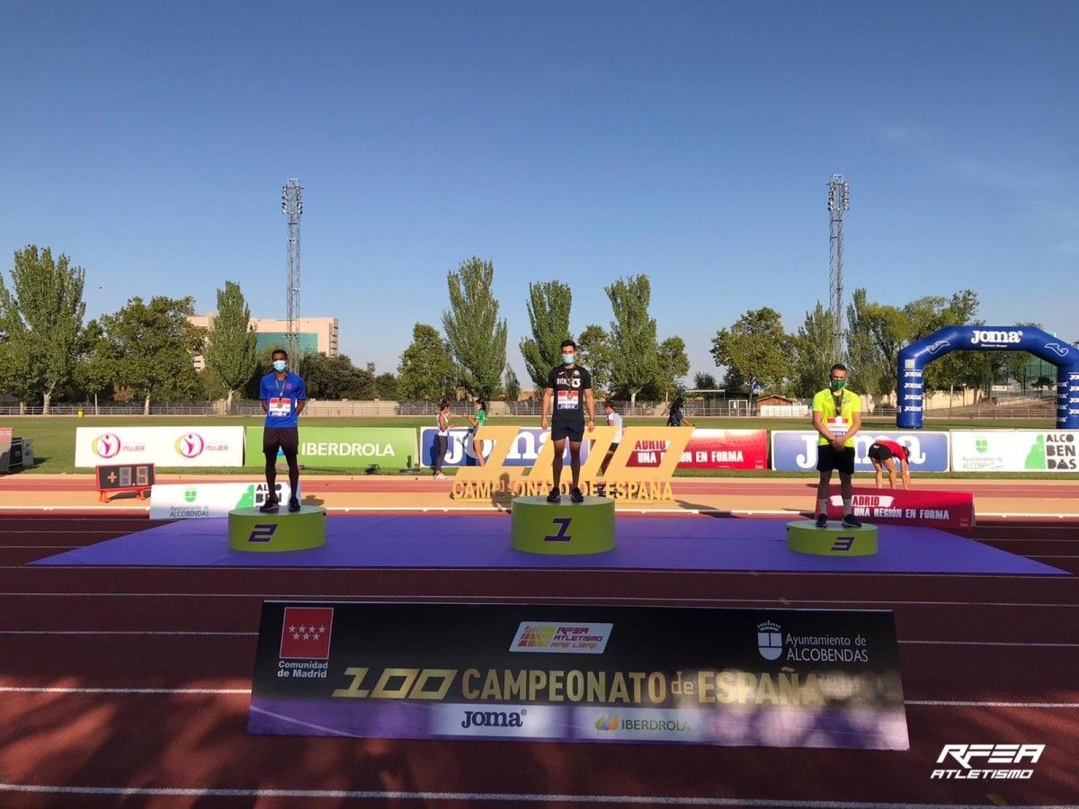Jean Marie Otuku, subcampión de España en salto de lonxitude