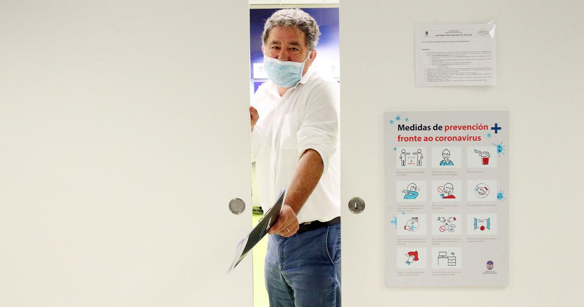Lores, ante o cartel de medidas contra o coronavirus